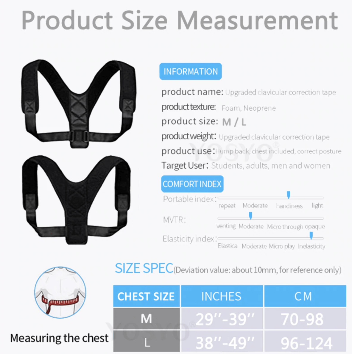 Posture Corrector Back Brace Shoulder Support