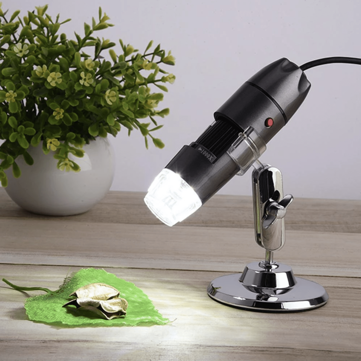 1000X Zoom 1080p Microscope Camera