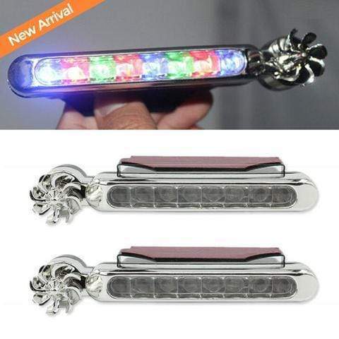 Automatic Wind Power 8 LED Car Light One Set of 2 PCS