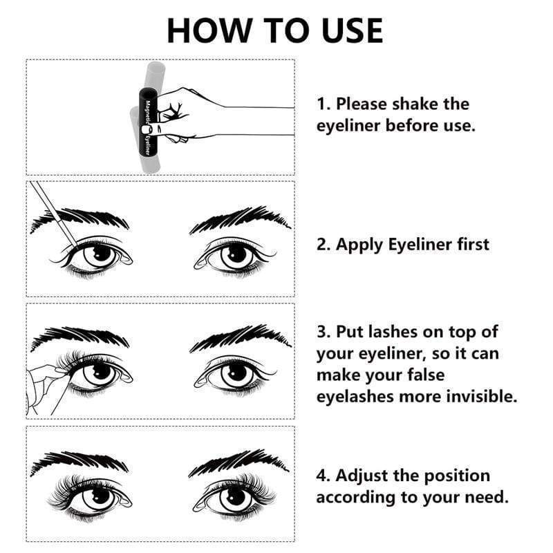 Magnetic Eyeliner And Lashes