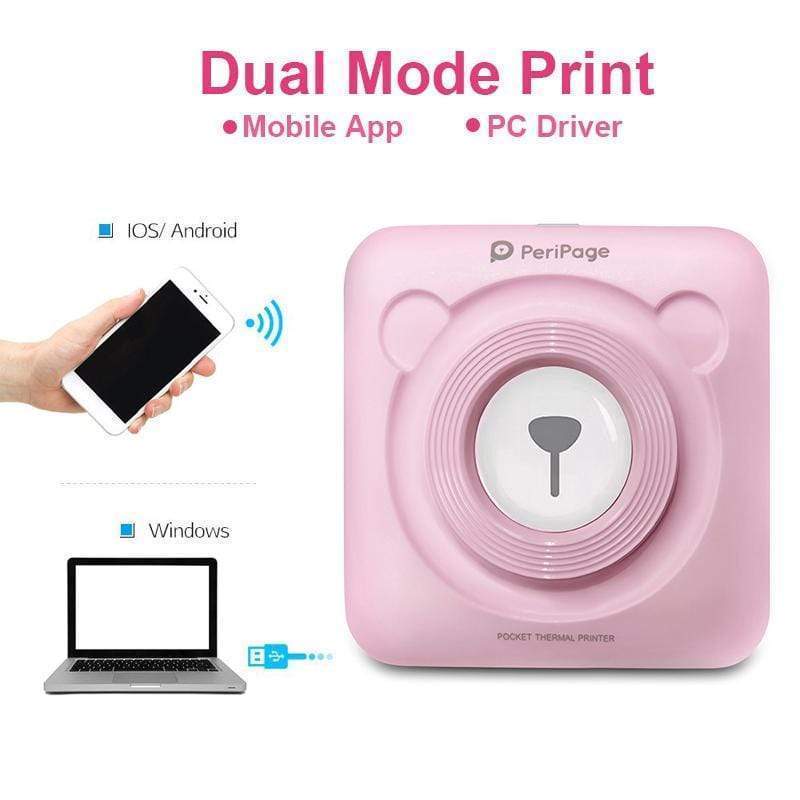 Portable Printer Photo Bluetooth