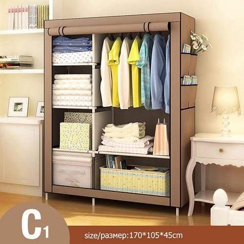 Portable Closet Wardrobe Clothes Rack