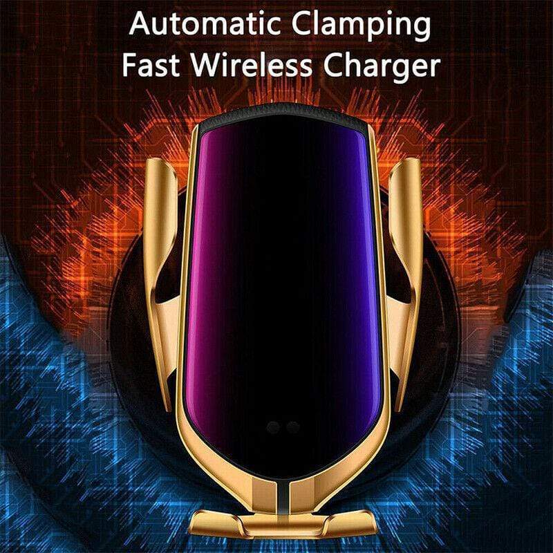 Wireless Charger Car Mount Automatic Clamping 10W 7.5W Fast Charging