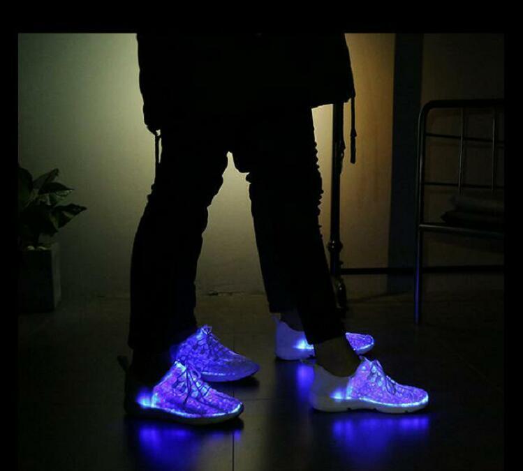 Luminous Fiber Optic Shoes