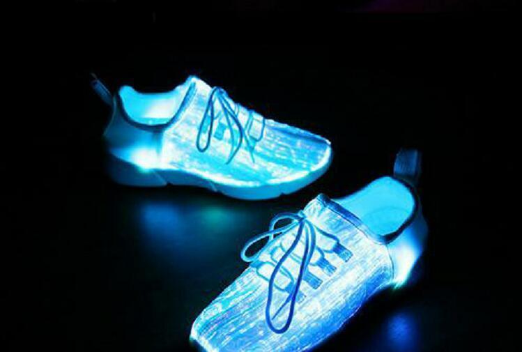 Luminous Fiber Optic Shoes