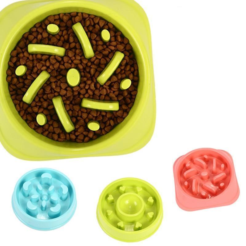 Slow Feeder Dog Bowl Eating Maze Puzzle