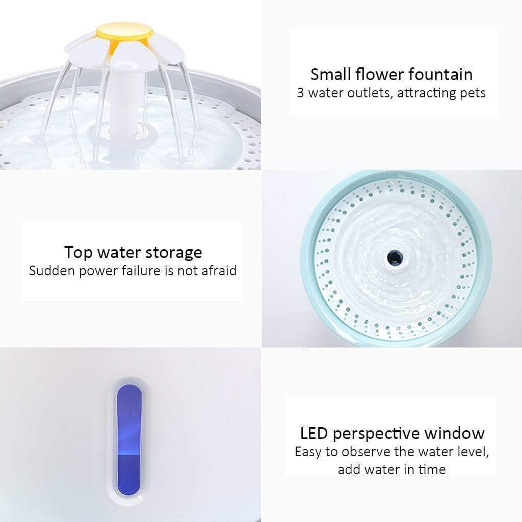 Cat Water Fountain Drinking