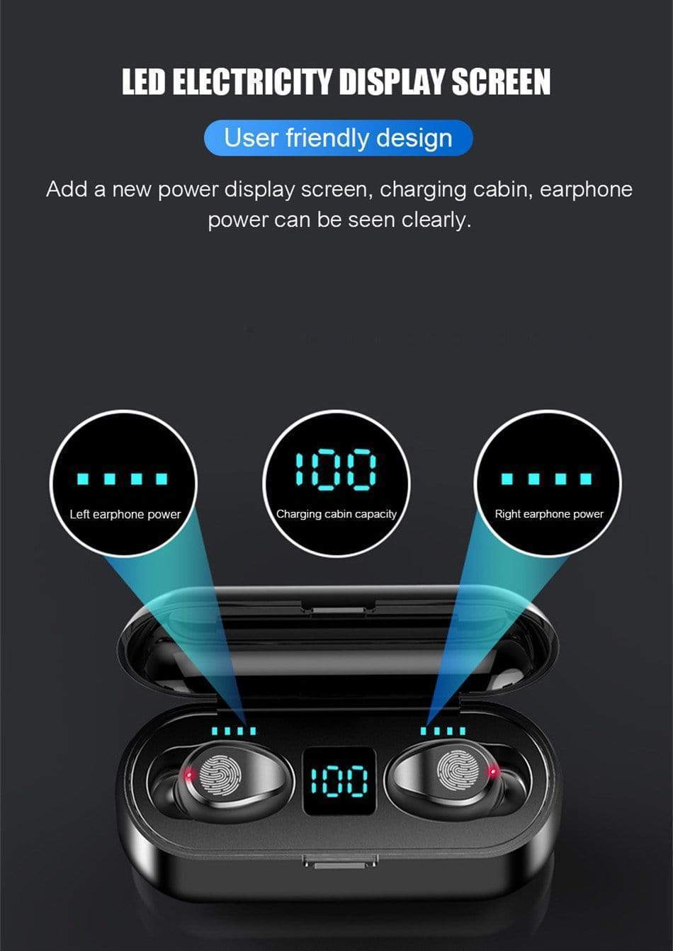 Latest Style Touch Control Wireless Earbuds