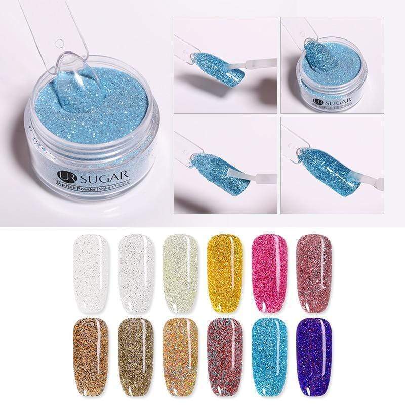 Glitter Dip Powder Nails At Home