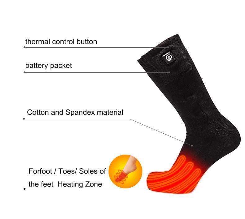 Heated Socks Electric Battery Rechargeable