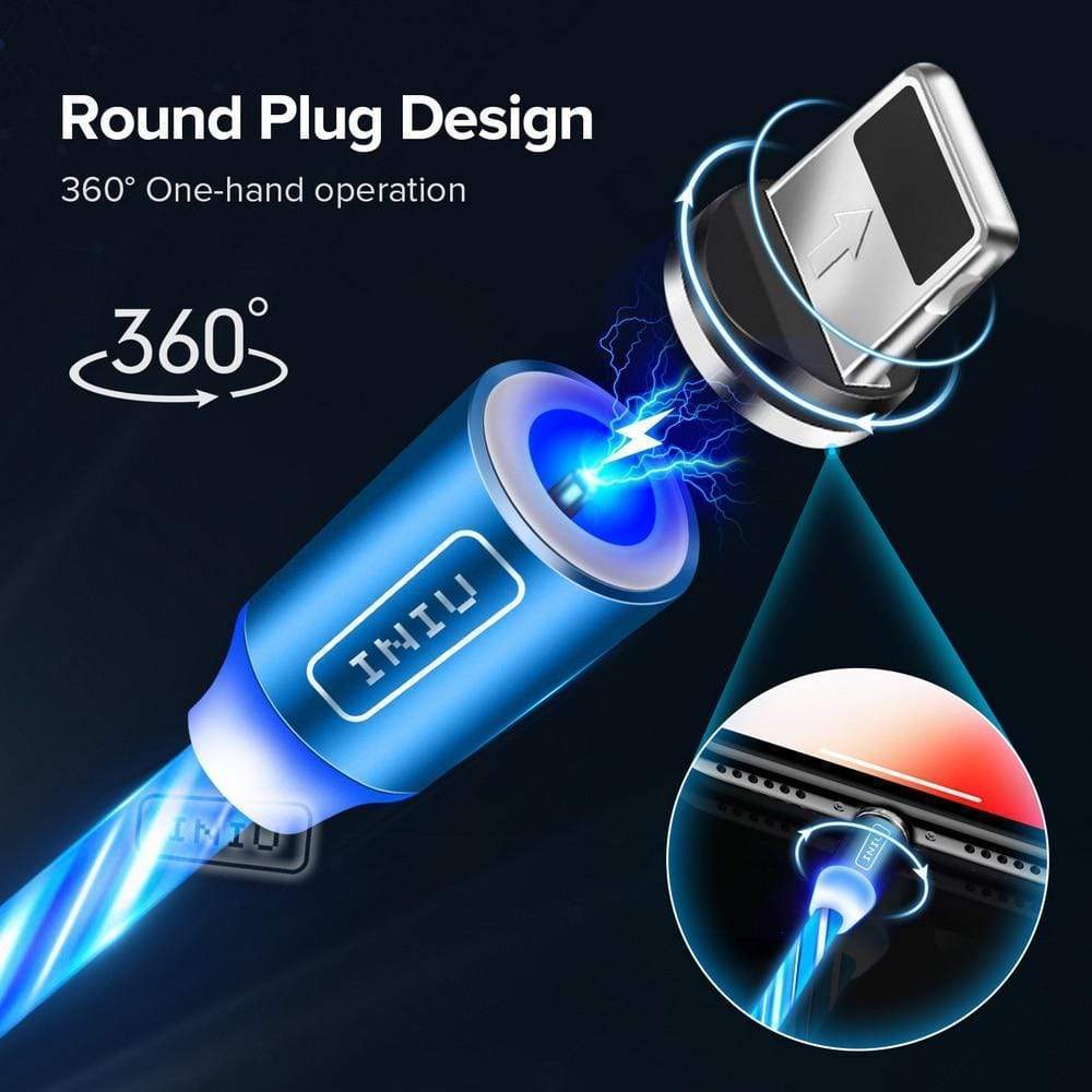 LED Magnetic 3 in 1 USB Charging Cable