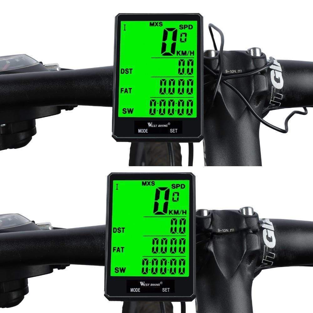 Bike Computer Wireless Speedometer Odometer