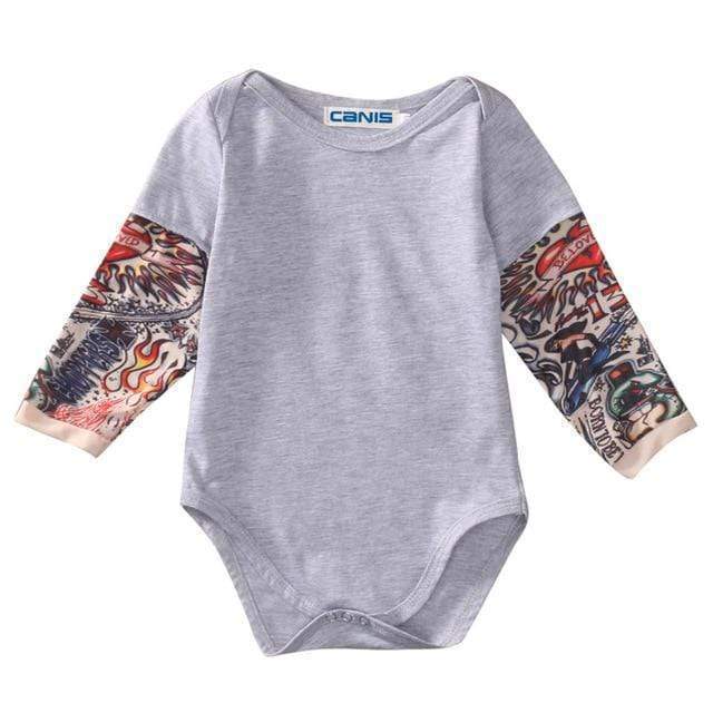 Sleeve Tattoo Baby Romper