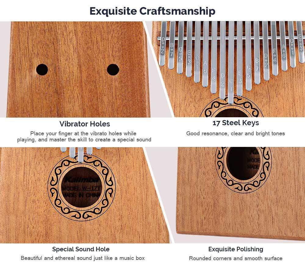 Gorgeous 17 Keys Kalimba