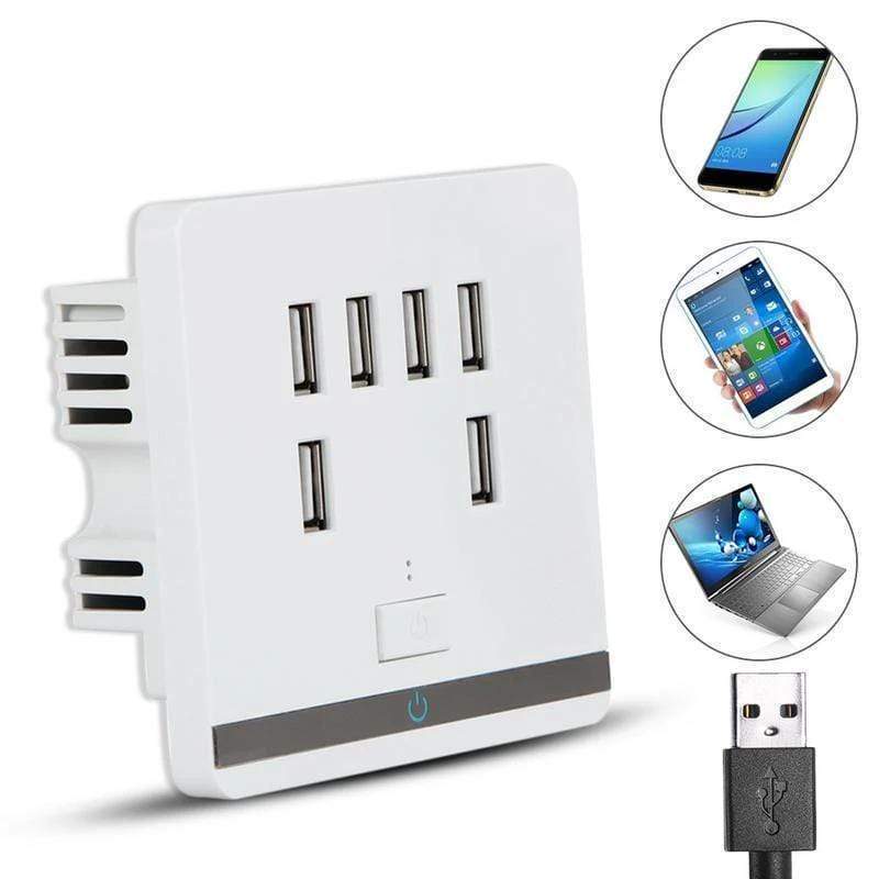 USB Outlet Wall Electrical Charger