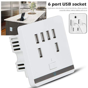 USB Outlet Wall Electrical Charger