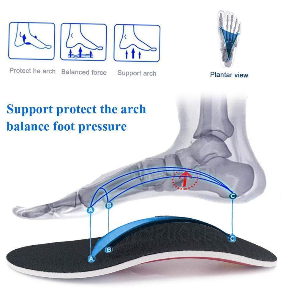 Plantar Fasciitis Insoles Inserts Shoe Orthotics Support