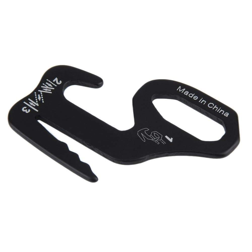 Small Aluminum Rope Tightening Mechanism With Carabiner Clip