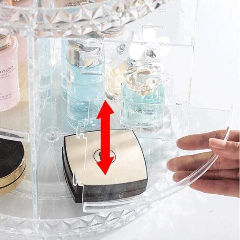 360 Degree Rotating Crystal Storage Box