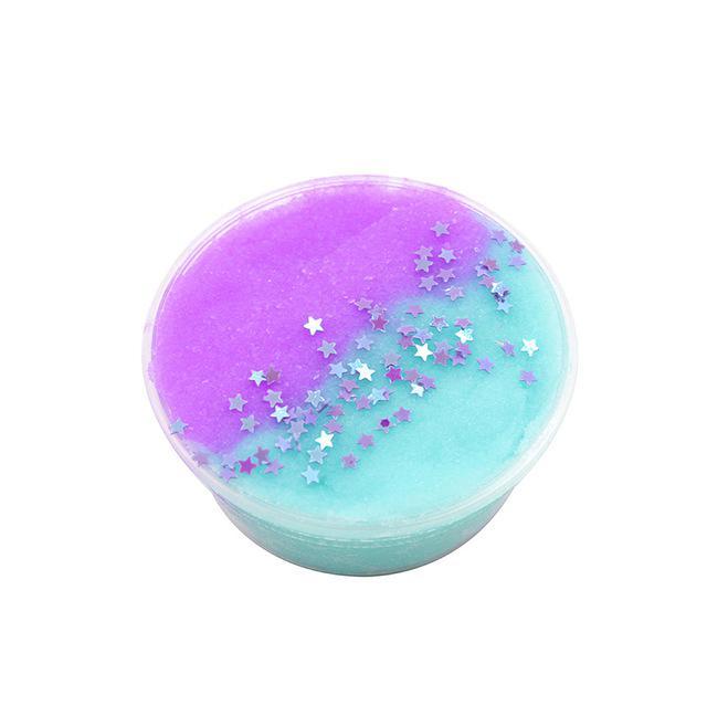60ml Cloud Slime Fluffy Supplies Polymer Clay Charms Slime Glitter Playdough Magic Colored Sand Plasticine Toys For Children
