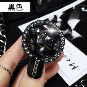 Phone Case For Huawei P30 Lite Pro P20 Pro P20 Lite 2019 enjoy 9 Plus 9S Crystal Makeup Mirror Diamond Finger Ring Cover Coque