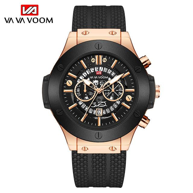 Fashion Sports Quartz Watch Men Unique Date Waterproof Wristwatches For Man Silicone Strap Big Clock Top Brand relogio masculino