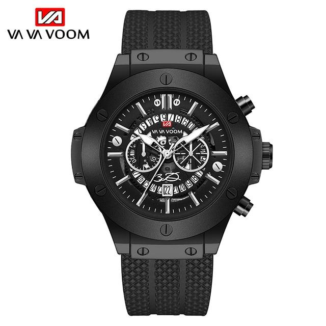 Fashion Sports Quartz Watch Men Unique Date Waterproof Wristwatches For Man Silicone Strap Big Clock Top Brand relogio masculino