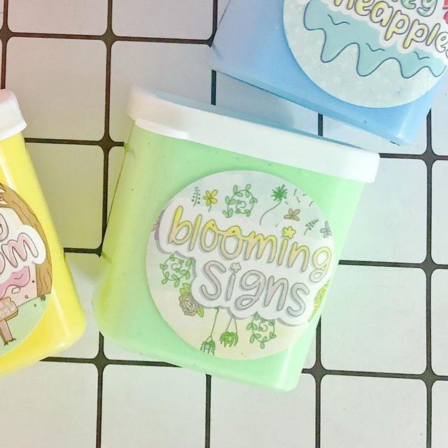 Multicolor foam tent mud poke vent mud decompression toys children's educational toys slime charms  butter slime  slime cloud