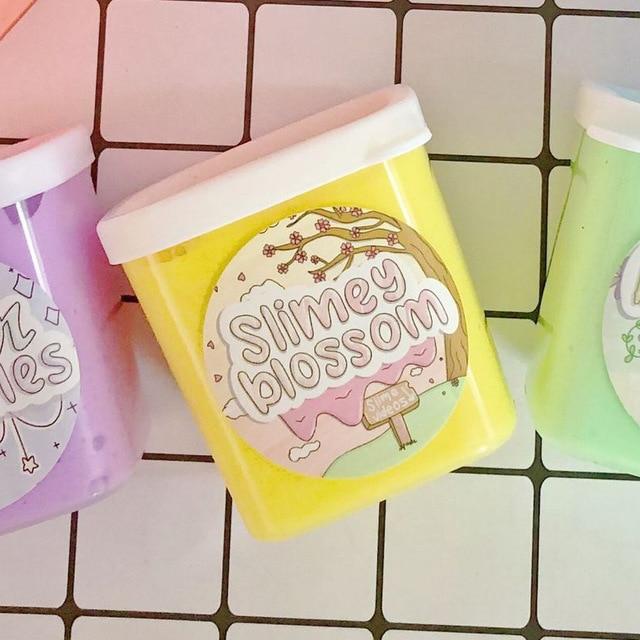 Multicolor foam tent mud poke vent mud decompression toys children's educational toys slime charms  butter slime  slime cloud