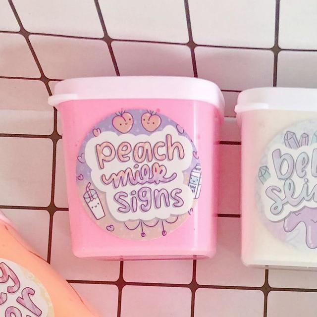 Multicolor foam tent mud poke vent mud decompression toys children's educational toys slime charms  butter slime  slime cloud