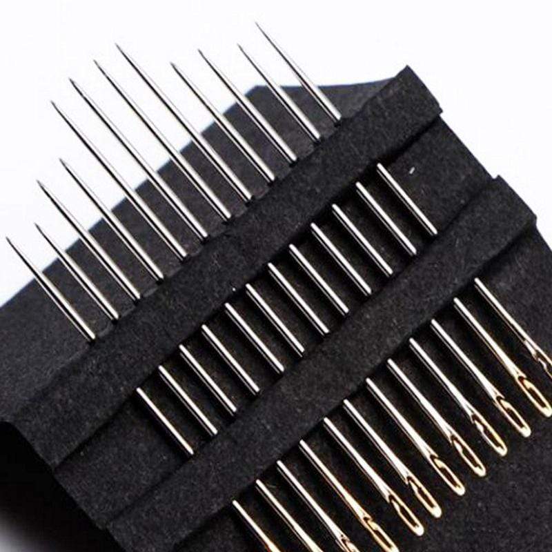 Self-threading Needles
