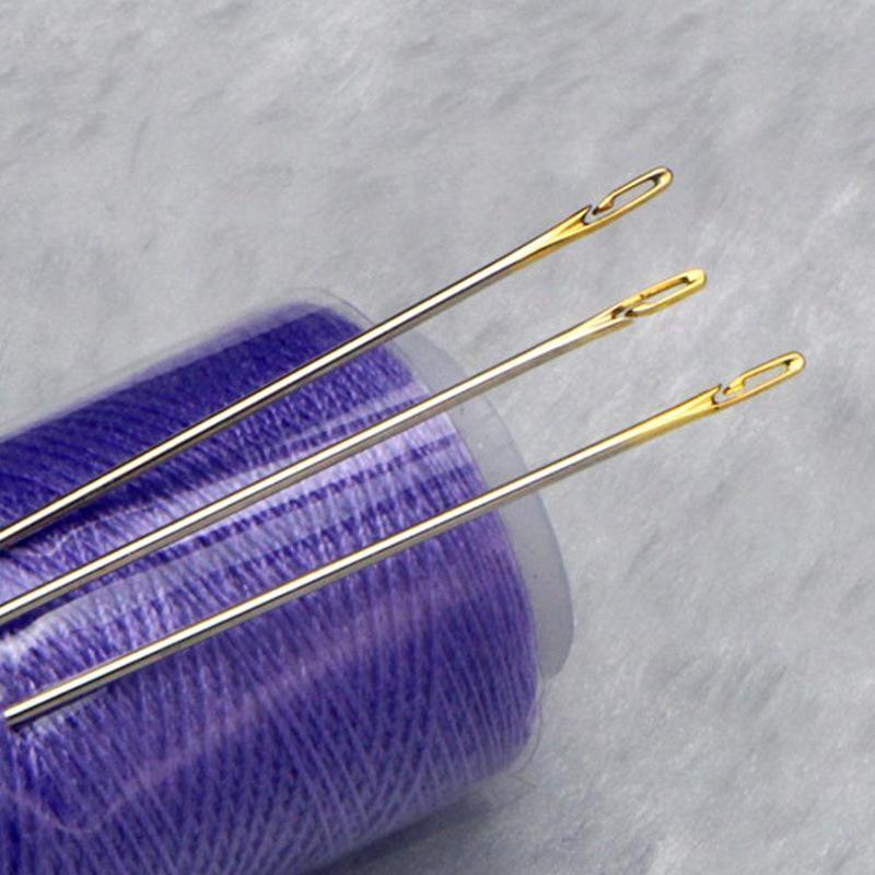 Self-threading Needles