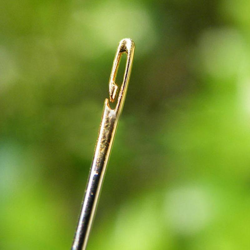 Self-threading Needles