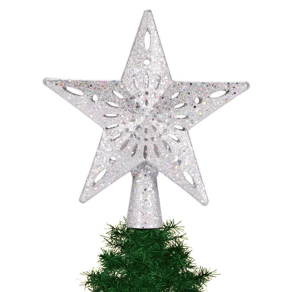 Projection Christmas Tree Topper Star LED