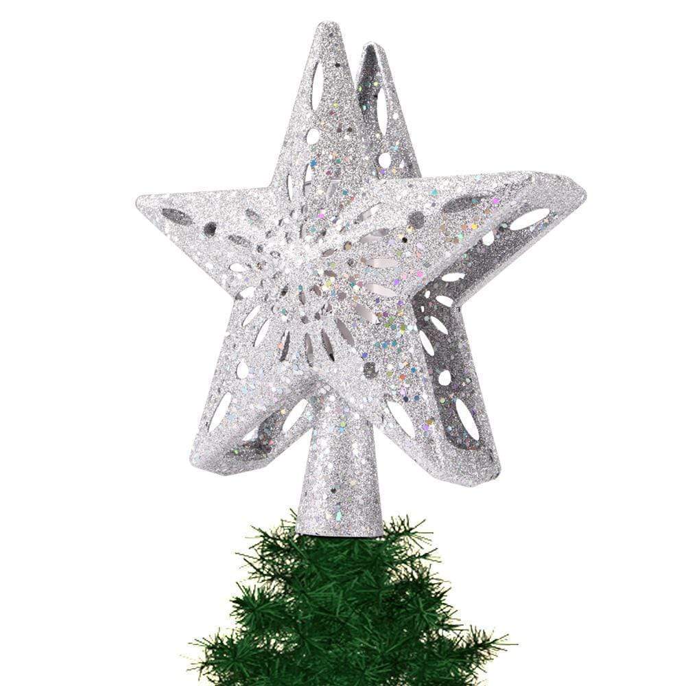 Projection Christmas Tree Topper Star LED