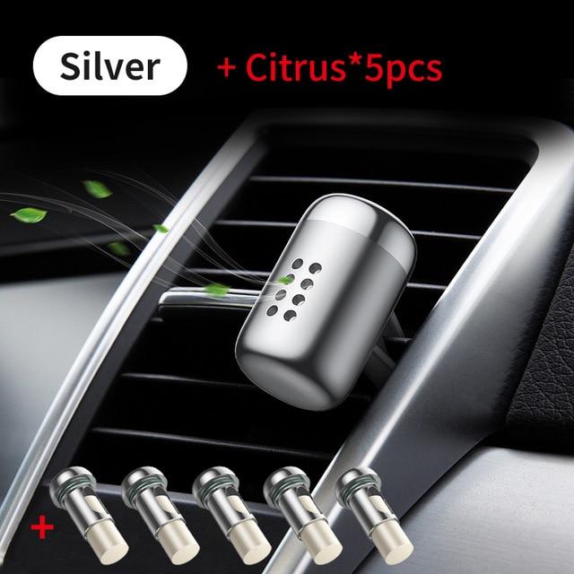 Baseus Metal Car Perfume Air Freshener Aromatherapy Solid for Car Air Vent Outlet Freshener Air Condition Clip Diffuser