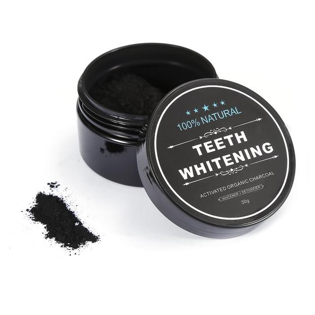 Nature Activated Charcoal Teeth Whitening Powder Coffee Tea Stains of Smoking Removal Deeply Cleaning Oral Hygiene Care TSLM1