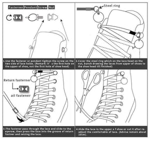 Perfect One Hand No-Tie Shoelaces