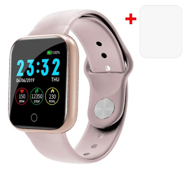 LEMDIOE Women Smart Watch Men Health Monitor Call Message Reminder Fitness Tracker Weather Display For Apple Watch Smartwatch