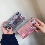 Luxury sexy makeup eye shadow box Case For iPhone 11 Pro 6 6s 7 8 Plus X XS MAX XR For iPhone 11ProMax Nude color soft Cover