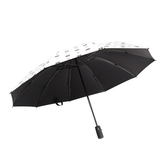 Inverted Windproof Umbrella with Teflon Coating,10 Ribs Auto Open & Close Travel Umbrella,Portable Reverse Outdoor sun Umbrellas