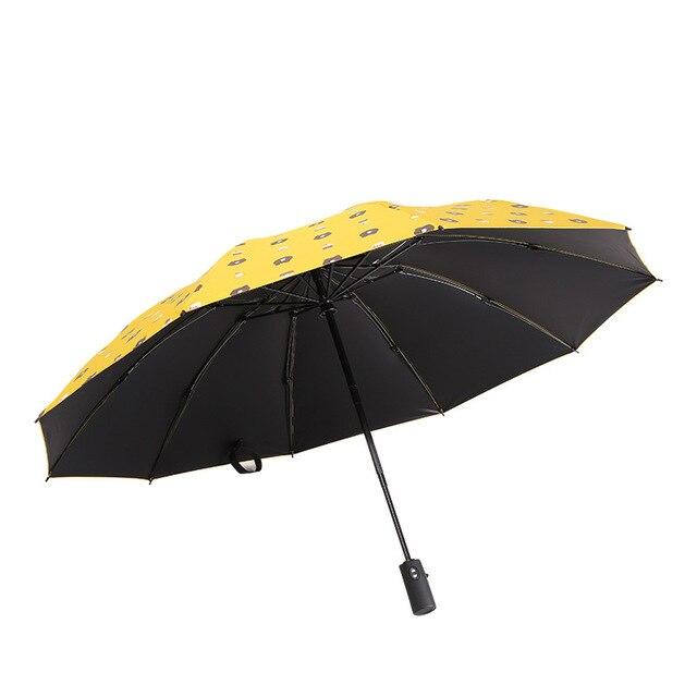 Inverted Windproof Umbrella with Teflon Coating,10 Ribs Auto Open & Close Travel Umbrella,Portable Reverse Outdoor sun Umbrellas