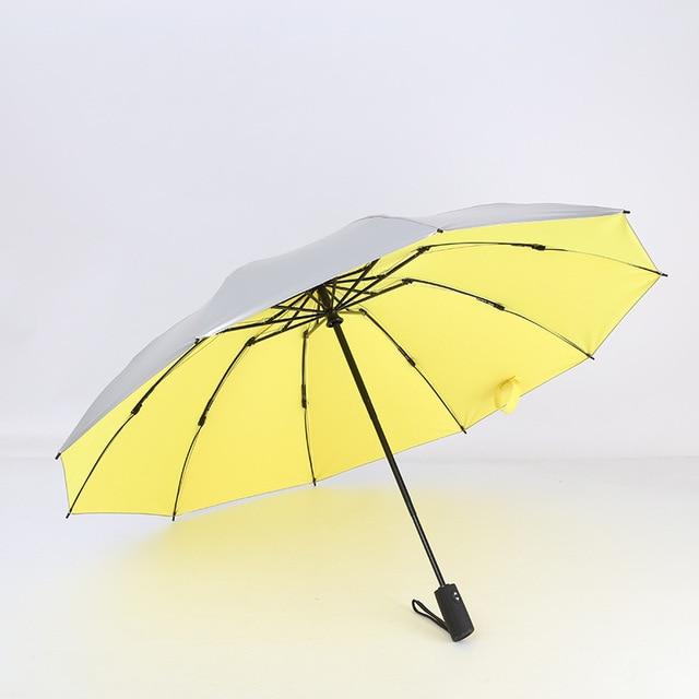 Inverted Windproof Umbrella with Teflon Coating,10 Ribs Auto Open & Close Travel Umbrella,Portable Reverse Outdoor sun Umbrellas