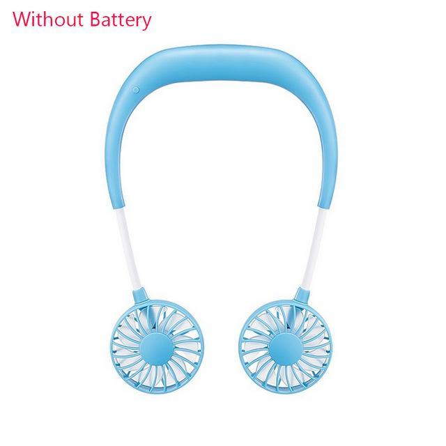 Portable Neckband Fan Usb Rechargeable