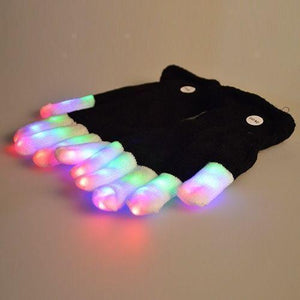 LED Gloves Light Up Finger Glove