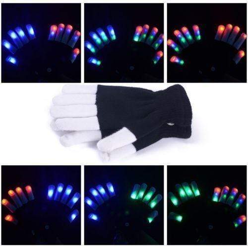 LED Gloves Light Up Finger Glove