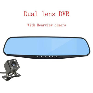 DVR Dual Lens Car Camera Full HD 1080P Video Recorder Rearview Mirror With Rear view DVR Dash cam Auto registrater