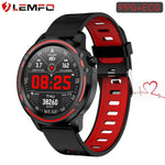 LEMFO L8 ECG+PPG Smartwatch IP68 Bluetooth Smartwatch Android IOS Support 320mAh Smart Sport Watch for Men Health Tracker