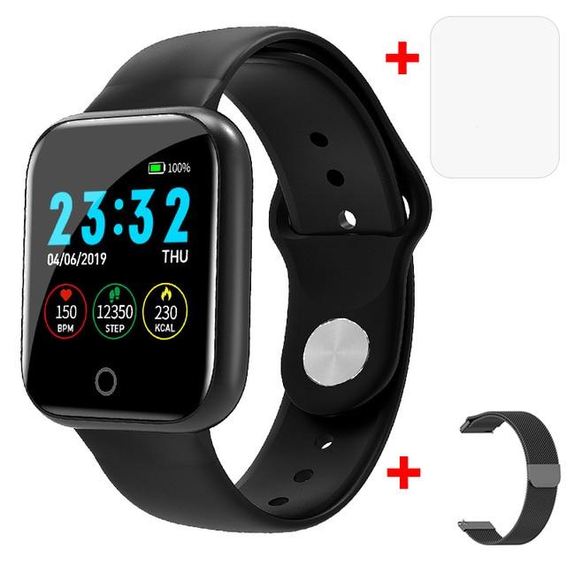 LEMDIOE Women Smart Watch Men Health Monitor Call Message Reminder Fitness Tracker Weather Display For Apple Watch Smartwatch