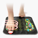 KONGDY 1 Piece Acupuncture Cobblestone Colorful Foot Reflexology Walk Stone Square Foot Massager Cushion for Relax Body